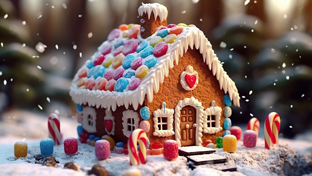 Gingerbread house decorating contest